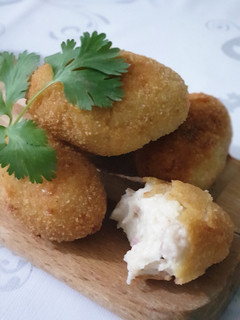 Foto principal de Croquetas de Jamón, Bacon y huevo Thermomix