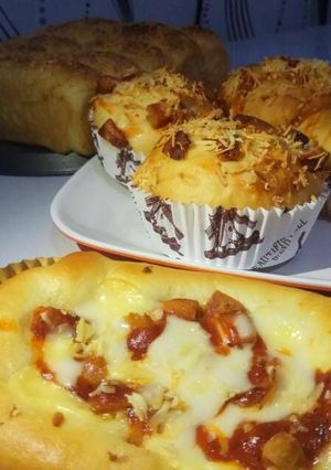 Foto resep Roti sosis // base roti keset susu
