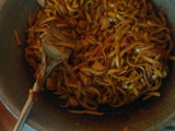 Mie kecap pedas.. Yummii ala Nandra
