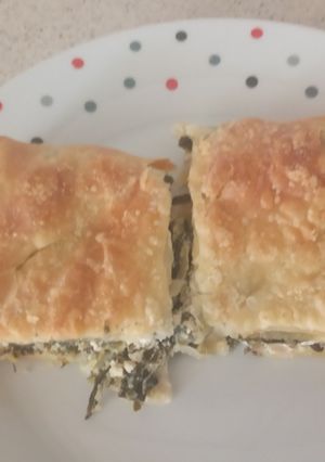 Φωτογραφία της συνταγής Σπανακόπιτα με χωριάτικο φύλλο