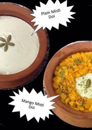 A picture of Mango Misti Doi.