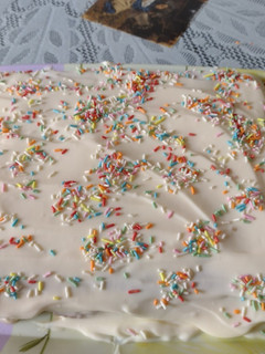 Una foto de Tarta de galletas y crema de limón