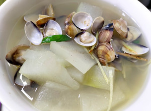 (電鍋)冬瓜蛤蜊湯 的食譜成品照片