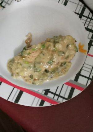 Una foto de Pollo al verdeo
