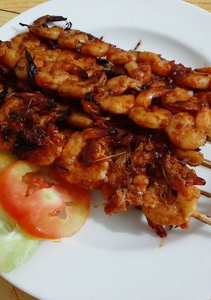 Foto resep Sate Udang Pedas Manis