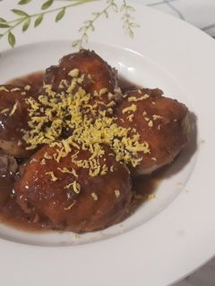 Una foto de Huevos rellenos y rebozados