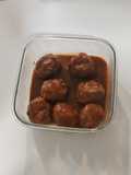 Albóndigas con salsa de vino tinto
