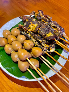 Foto resep Sate Bacem Telur Puyuh + Paru