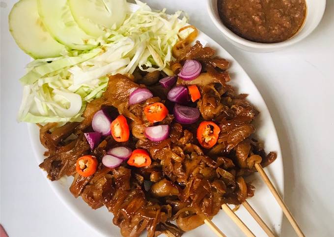 Resep: Sate Jamur Tiram Gampang