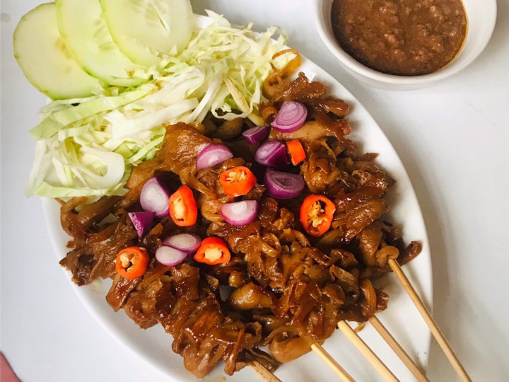 Resep: Sate Jamur Tiram Gampang