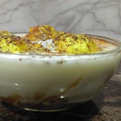 A picture of Instant Dahi bhalla / Dahi Vada.