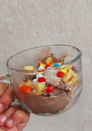 عکسی از دستور دسر خوشمزه😜