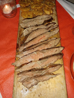 Una foto de Flank Steak de res al carbón
