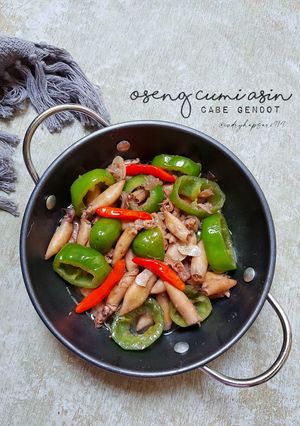 Foto resep Oseng Cumi Asin Cabe Gendot
