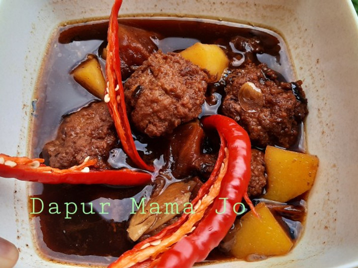 Cara Gampang Menyiapkan Bola-bola Daging Kecap Menul-menul 😋😋, Menggugah Selera