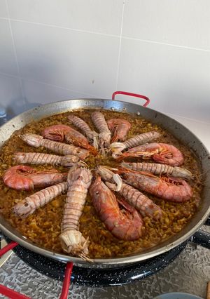 Una foto de Arroz de pescado