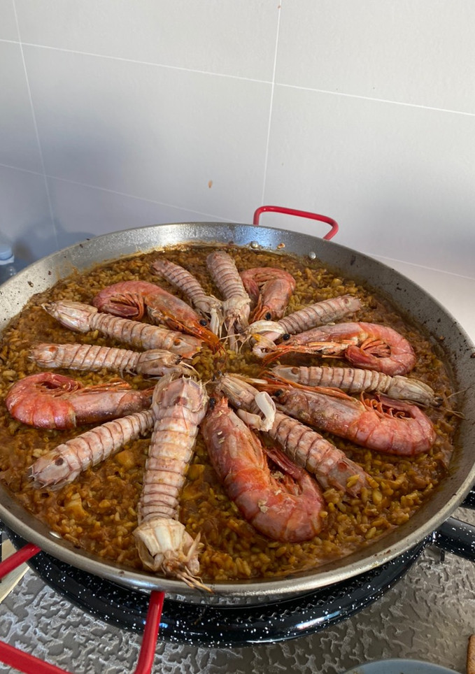 Una foto de Arroz de pescado
