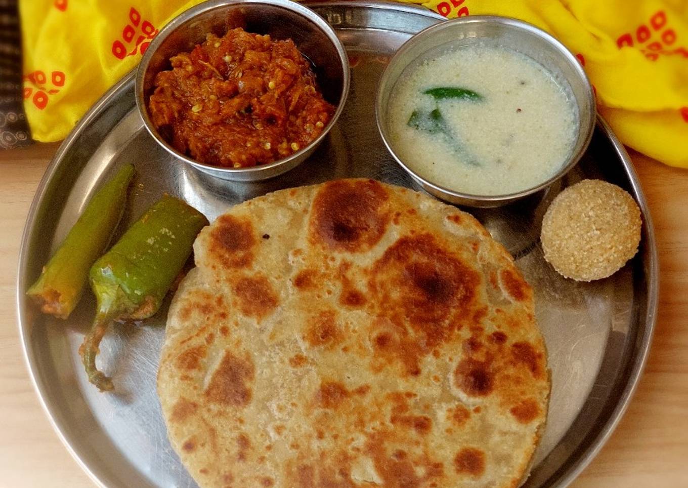 Simple paratha/Simple thaali