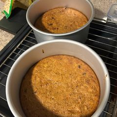 A picture of Dairy free carrot cake.
