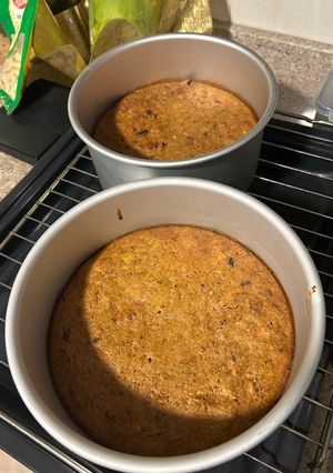A picture of Dairy free carrot cake.