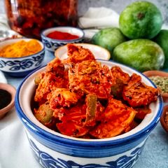 A picture of Punjabi Mango Pickle.
