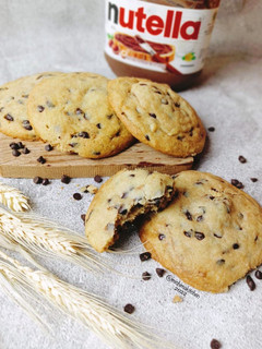Foto resep Chocolate Chip Nutella Cookies
