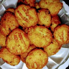 A picture of Potato pepper bubbles.