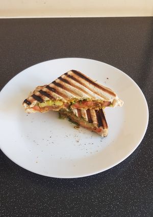 A picture of Mumbai sandwich.