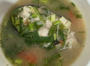 Hình của món Canh cá lăng nấu chua.