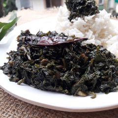 A picture of Water Spinach Stir fry(Kalmi ka saag).
