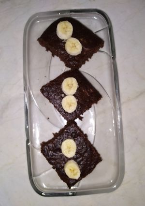 عکسی از دستور 🍰🍌کیک موز و شکلات 🍫در آون توستر