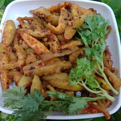A picture of Dry parval masala.