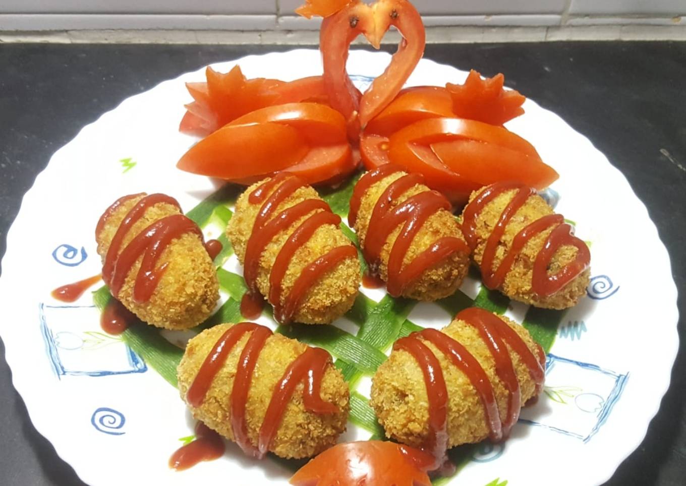 Chicken Veg Croquettes 😋