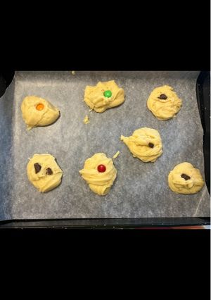 Una foto de Cookies de manteca rápidas: vainilla & rocklets 🌈