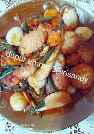 Foto resep Tofu telur puyuh saos padang