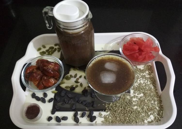 Recipe of Favorite Saunf Sakar Kali Dharakhs ka juice