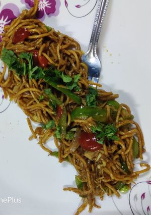 A picture of Hakka Noodles.