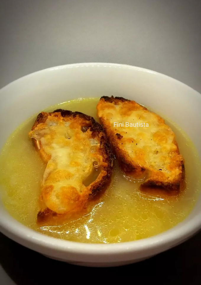 Una foto de Sopa de cebolla