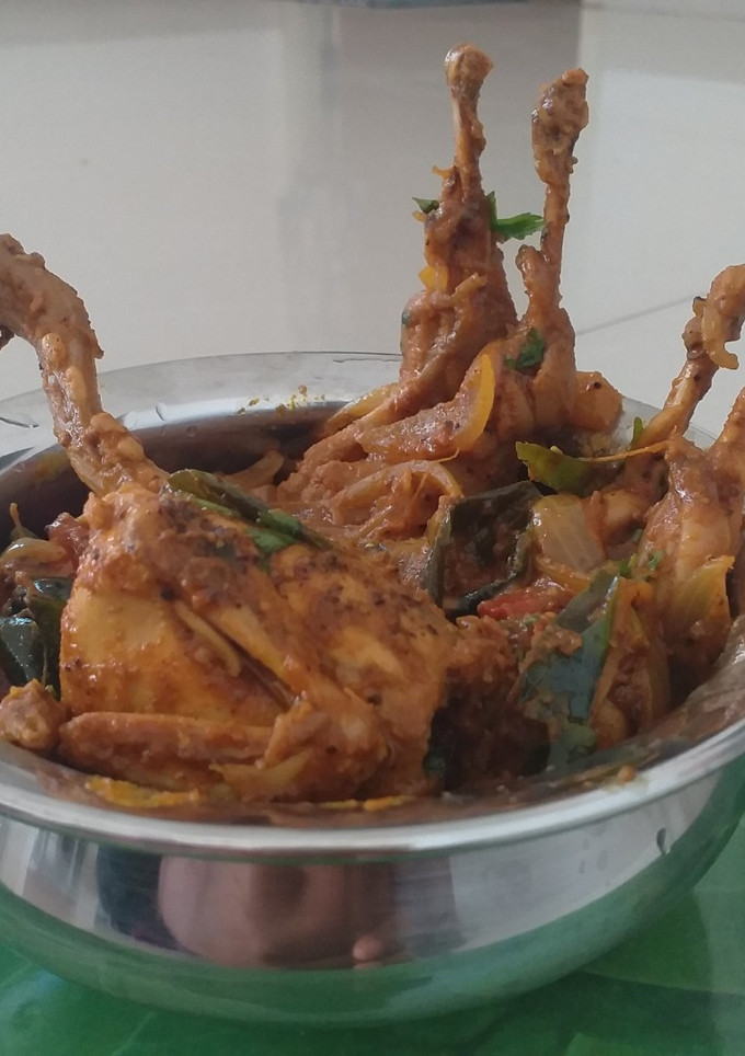காடை மிளகு பிரட்டல் செய்முறை முக்கிய புகைப்படம்