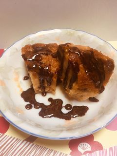 Una foto de Budín de Pan de Molde!