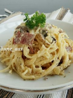 Foto resep Creamy Spaghetti Carbonara
