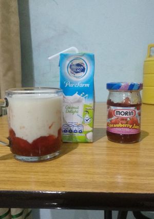 Foto resep Korean strawberry milk