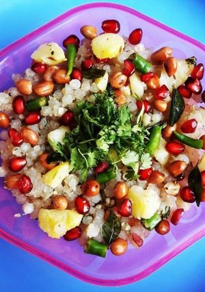 A picture of Sabudhana Khichdi.