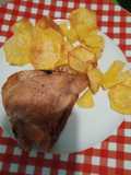 Pollo con le patate fritte e croccanti 😋