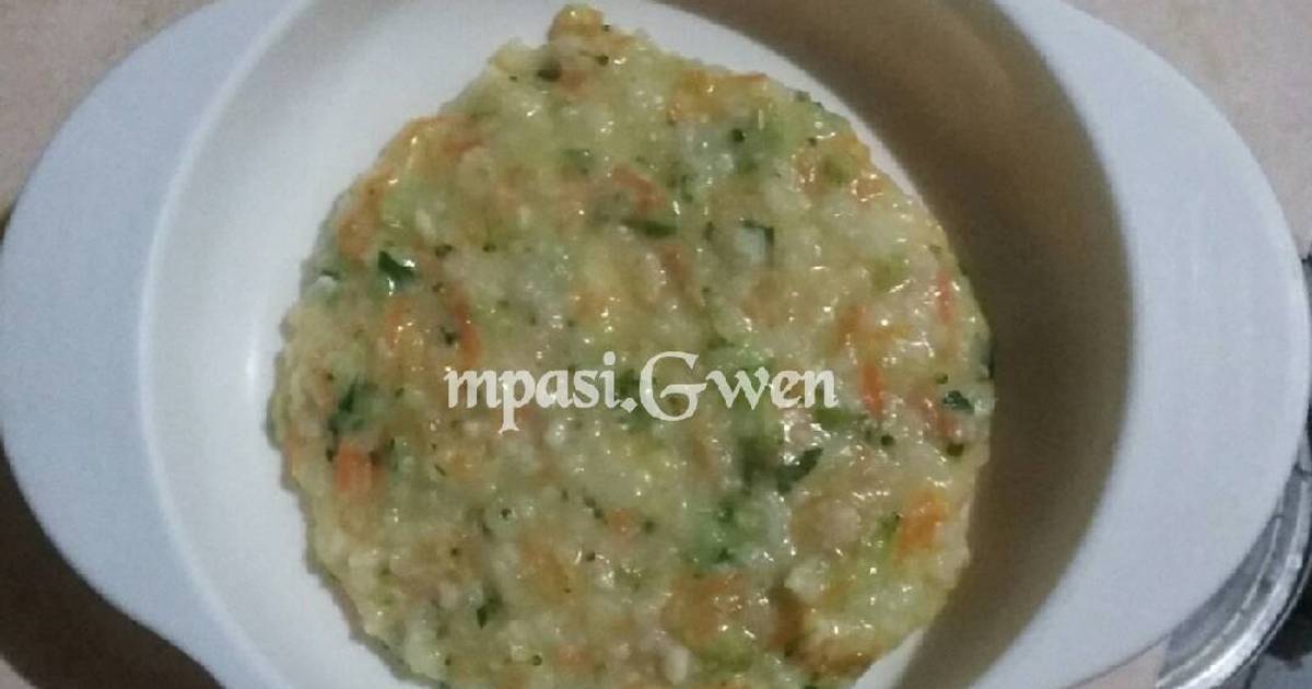 Resep Mpasi Gwen 9m+ nasi ikan kakap merah oleh Devi Apriyanti Cookpad