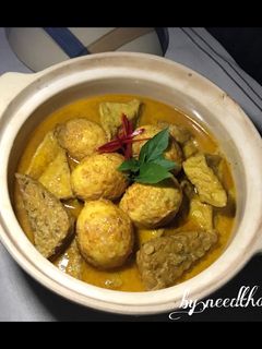 Foto resep Kari Telur Tahu Tempe(Kari 3T)