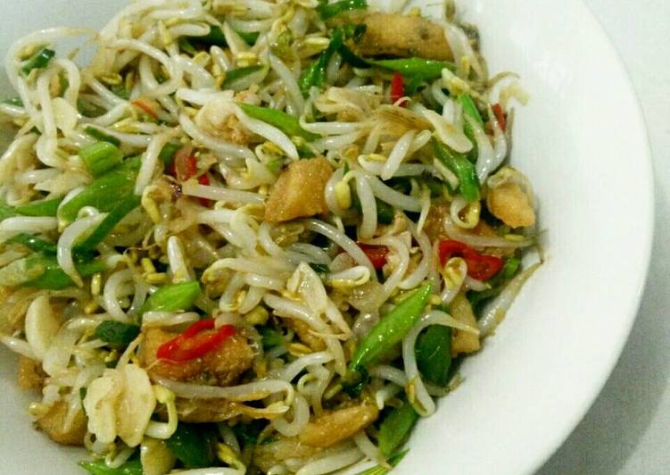 Resep Tumis Toge ikan asin yang enak