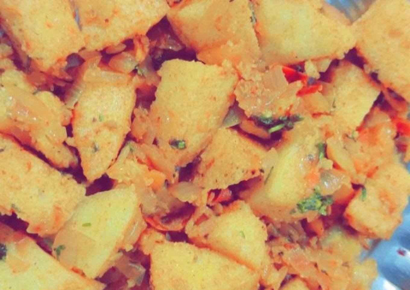 Fry idli