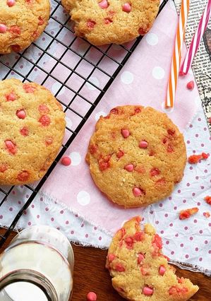 Une photo de ☆Cookies aux Pépites Choco-Fraise☆