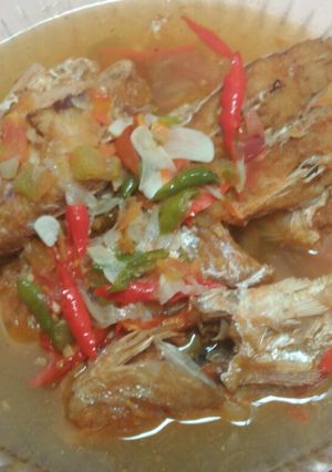 Foto resep Tumis Kuah Ikan Merah (no mecin)